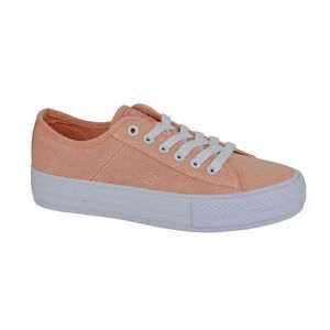 Rdek Womens/Ladies Washed Canvas Shoes / Coral Pink